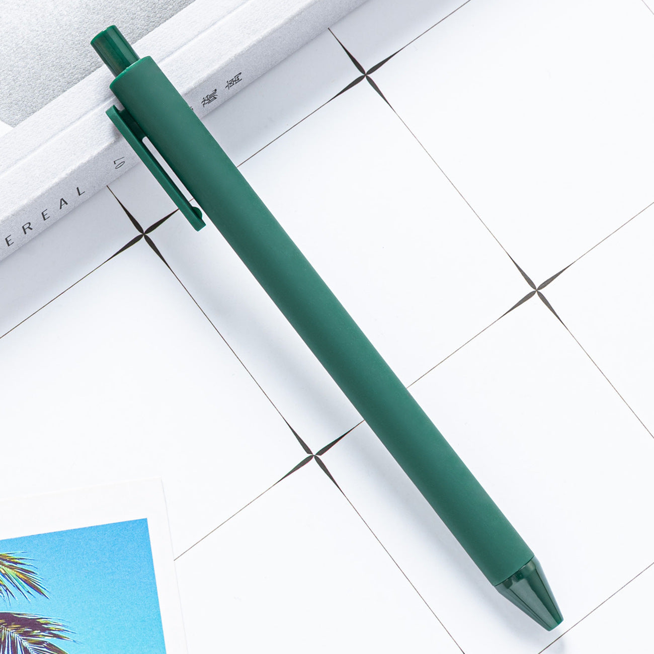Whoelsale Candy Color Press Plastic Pen Gift Office Tools Teacher Gift